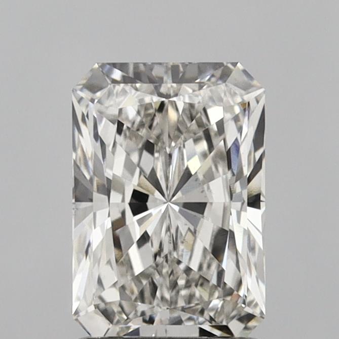 1.33-carat radiant diamond with G color, null cut, and VS2 clarity.