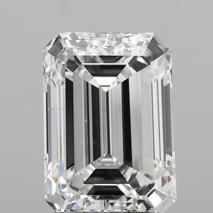 2.89ct Emerald · F · VS1 · IGI
