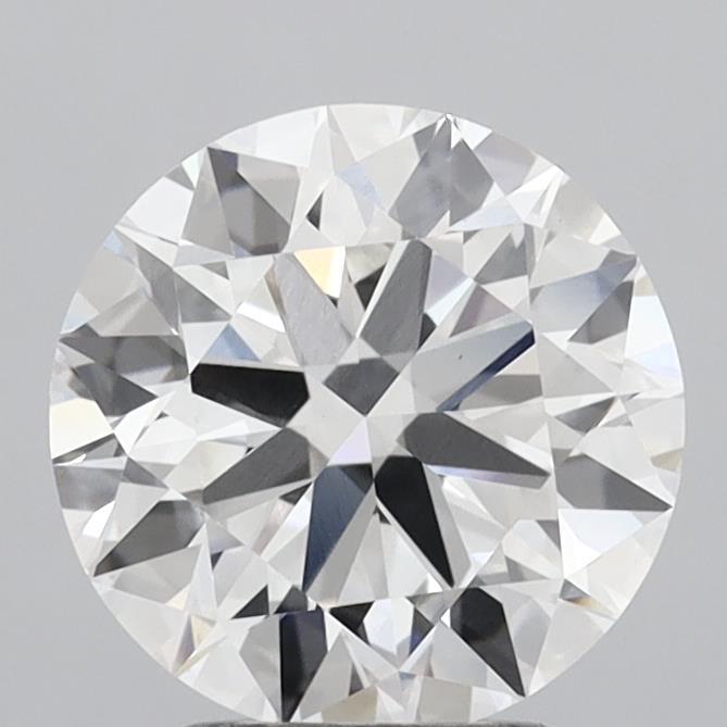 3.04ct Round · F · VVS2 · IGI