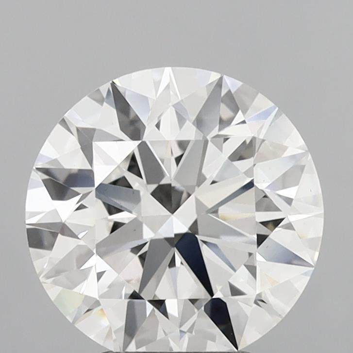 3.8ct Round · F · VVS1 · IGI