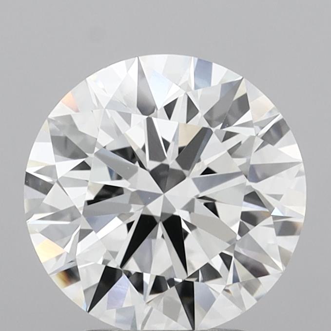 2.96ct Round · D · VVS2 · IGI
