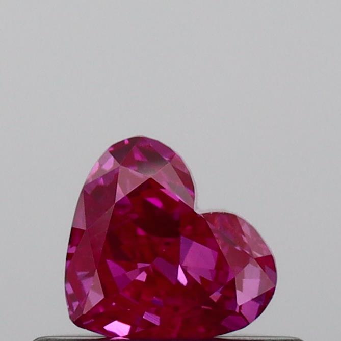 Actual 0.19 carat Vivid Pink Marquise lab-grown diamond