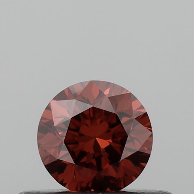 Actual 0.33 carat Vivid Blue Round lab-grown diamond
