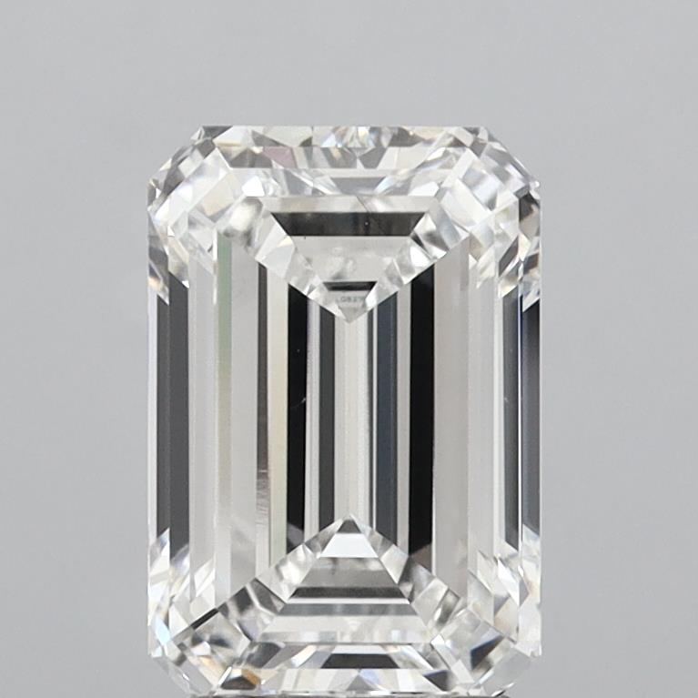 Actual 3.05 carat G Emerald lab-grown diamond